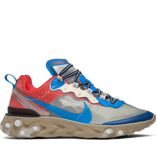 NIKE X UNDERCOVER REACT ELEMENT 87 BEIGE BLUE NEW Secret Sneaker Store Online