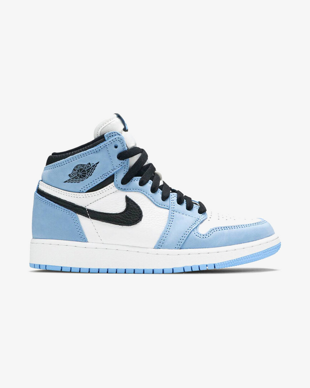 NIKE AIR JORDAN1 RETRO HIGH WHITE UNIVERSITY BLUE BLACK GS Secret Sneaker Store Online