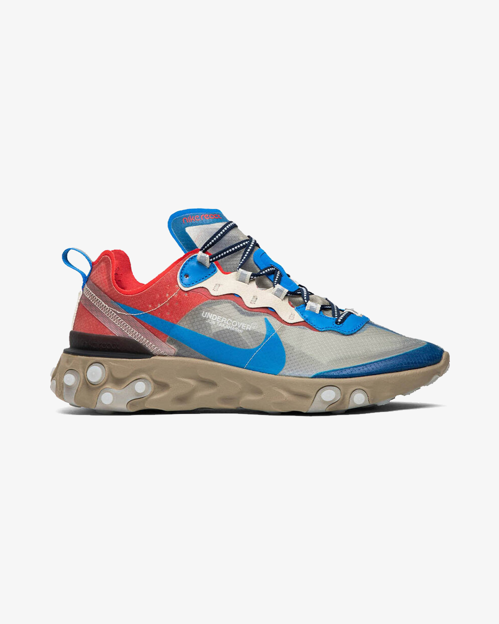 Nike undercover react blanche best sale