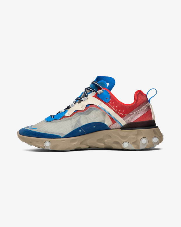 NIKE X UNDERCOVER REACT ELEMENT 87 BEIGE BLUE NEW Secret Sneaker Store Online