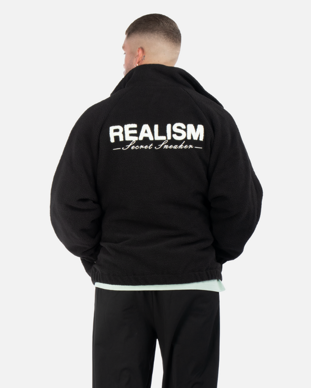 SSS REALISM STRIDE SHERPA JACKET BLACK – Secret Sneaker Store Online